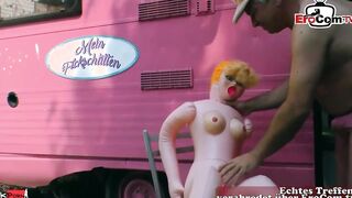 German gigantic natural titties housewife fuck the neighbor