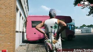 German gigantic natural titties housewife fuck the neighbor
