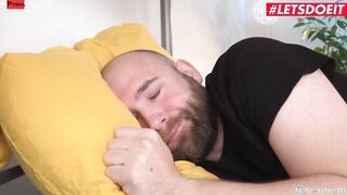 HORNYHOSTEL - Long Hooters Red Blowjob Ria Red Surprise Sex In The Shower With bbcs
