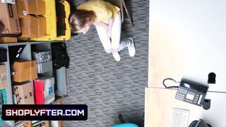 Sneaky Blonde Catarina Petrov Caught Stealing on Camera