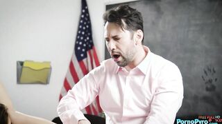 Student Gia Derza Gets Her Hairy Pussy Eaten By Professor Tommy Pistol