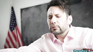Student Gia Derza Gets Her Hairy Pussy Eaten By Professor Tommy Pistol