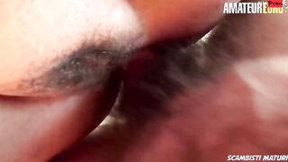SCAMBISTIMATURI - Older BBW Lays On Her Back To Get Boned! Hard - AMATEUREURO