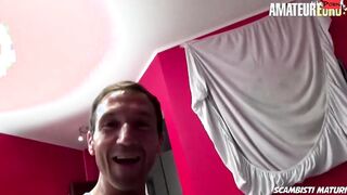 SCAMBISTIMATURI - Older BBW Lays On Her Back To Get Boned! Hard - AMATEUREURO