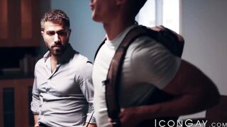 Twink Tristan Hunter facialized after hardcore doggystle fuck