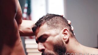 Twink Tristan Hunter facialized after hardcore doggystle fuck
