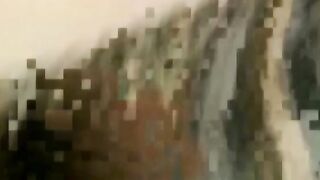 Black cutie gets her tight pussy pounded hard by white stud