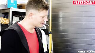 KINKYINLAWS - cougar Step Milf Drilled Into Ass And Vagina By Her Step Son And His Friend - LETSDOEIT
