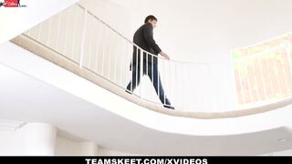 Thin Intruder Jamie Jett Getting Banged!! By Gigantic Dick For Snooping Around