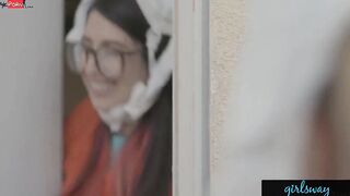 GIRLSWAY Nerdy Girls Have Their First 3Way With Virtual mom