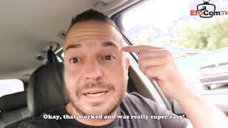 Outside jizzed Date - german red haired 18 yo bimbo meet and plowed point of view pick up