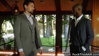 At her husband's request, a woman named Savannah engages in sexual intercourse with A