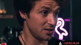 Haley Reed And Hazel Gracee Ride Barman's Gigantic Dick And His Face Hard With Cum Swap