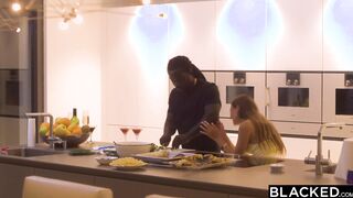 BLACKED Shy Talia seduces her longtime crush on holiday two