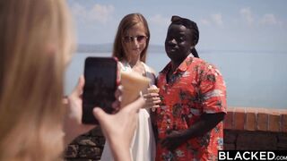 BLACKED Backpacker Emelie can't got her tour guides