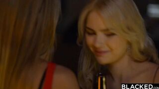 BLACKED bbcs-hungry Blonde fucks DJ at her house party