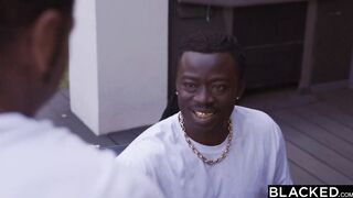 BLACKED babe Blonde gets the double penetration of a lifetime by 2 BBC