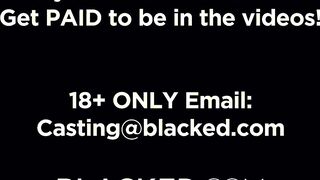 BLACKED Blonde nympho is on the prowl for big black dick tonight