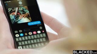 BLACKED Blonde nympho is on the prowl for big black dick tonight