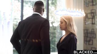BLACKED Alina has hard filthy sex with two big BBC