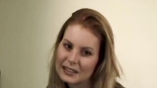 Cutie with small titties gets her pussy fucked in classic porn vid