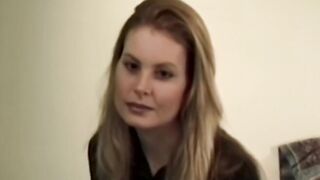 Cutie with small titties gets her pussy fucked in classic porn vid