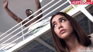 HORNYHOSTEL - (Ginebra Bellucci, Jesus Reyes) - Long Boobies Teenagers Getting Her Hairy Pussy Screwed Deep By Ebony Penis