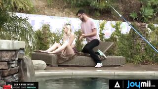 JOYMII - Slutty 18yo Barely Legal Lets Her Hung Stepbrother Stretch Her Tight Snatch The Way He Wants