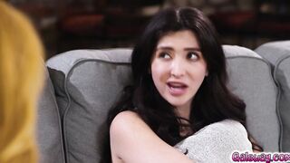 Chloe's unexpected lust bring her to orgasm