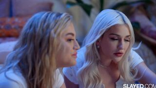 SLAYED Amazingly Hot besties Skye & Blake succumb to lust