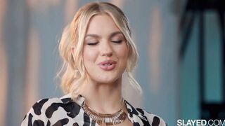 SLAYED Blonde hotties Blake & Jazlyn cum over & over again