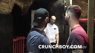 bareback threeomse sex with Ricky ROUGH Max FENDEZ and Jess ROYAN