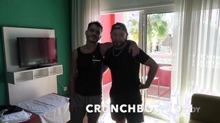 JESS ROYAN banged! by heterosexual latino inside Maspalomas two