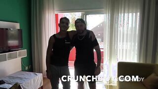 JESS ROYAN banged! by heterosexual latino inside Maspalomas two