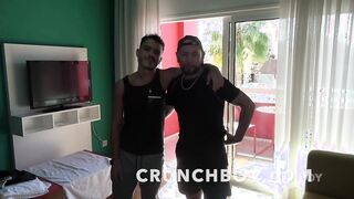 JESS ROYAN banged! by heterosexual latino inside Maspalomas two