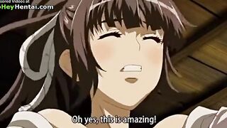 Busty amazing teen gets pussy cumshot