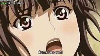 Busty amazing teen gets pussy cumshot