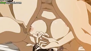 Busty amazing teen gets pussy cumshot