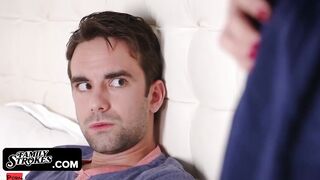 Unhappy Ex-Wife Satisfy Herself On Her Birthday By Having Stepsons Cock In Her Hungry Snatch