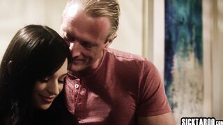 Stepdad has a dirty job for stepdaughter