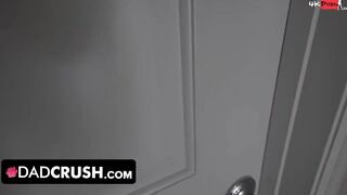 Dad Crush - Crazy Step Father Comforts His Erotic Blonde Step Daughter With His Huge Hard Dick