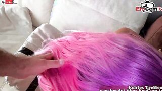 German gigantic hooters 19 yo barbie at homemade anal plowed pov