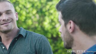 Muscular daddy Ty Roderick pounded hard in trailer by sexy bear Isaac X