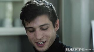 Handsome stud Andrew Miller is twink stepbros Trevor Harris and Elliot Finn plaything