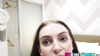 Pale stepsisters hairy wet pussy demolished in missionary