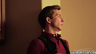Gay oral and bareback sex scene with Isaac and Trevor