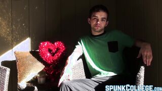 Young gay pervert gets to know his partner before anal fun