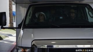 Stepmom threesome with son and daughter