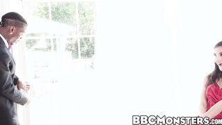 Adorable teen with great body Emily Willis ass rides BBC