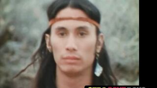 Older guy raw ass fucks with native american outdoors